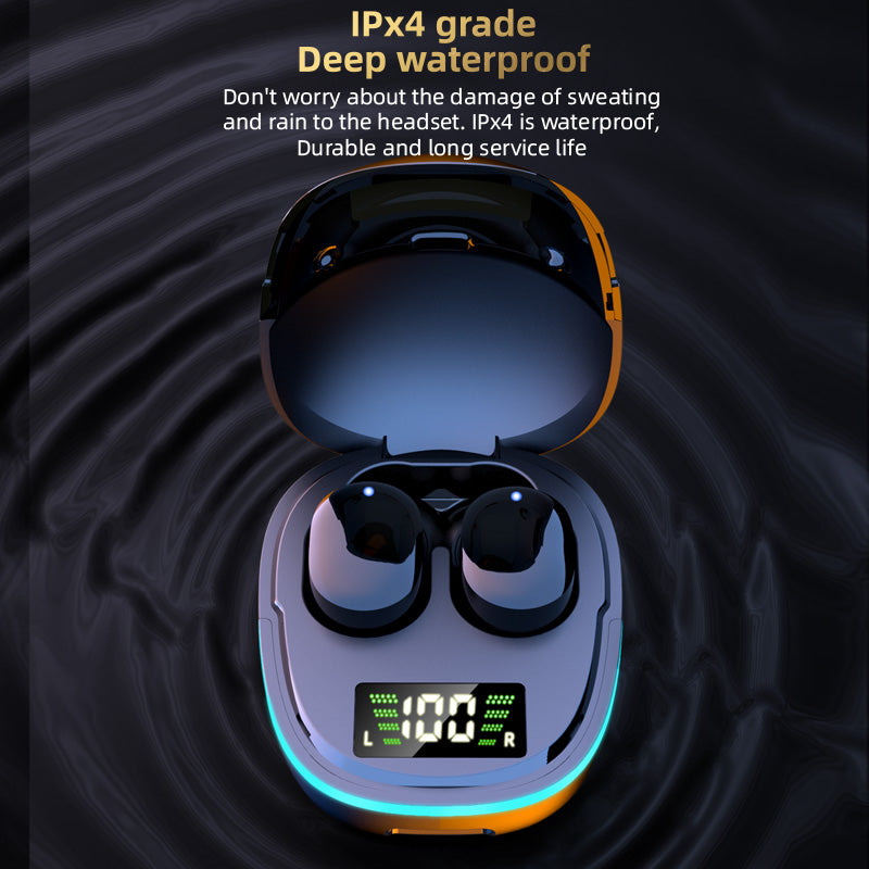 G9S Bluetooth 5.1 Wireless Earphones Digital Display TWS Touch Waterproof Music Gaming Headsets with LED Breathing Light G9S Bluetooth 5.1 Wireless Earphones Digital Display TWS Touch Waterproof Music Gaming Headsets with LED Breathing Light